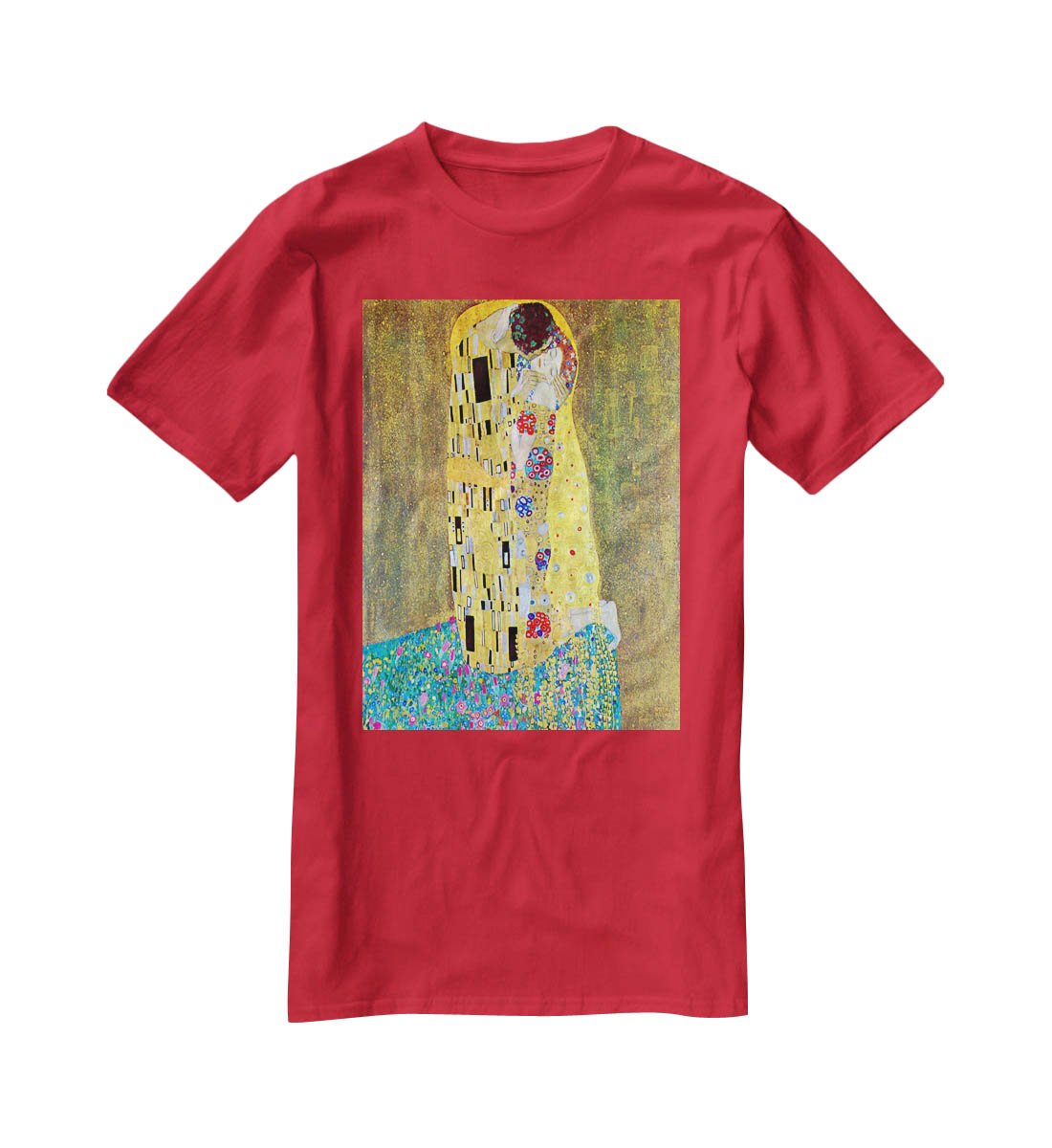 The Kiss 2 by Klimt T-Shirt - Canvas Art Rocks - 4