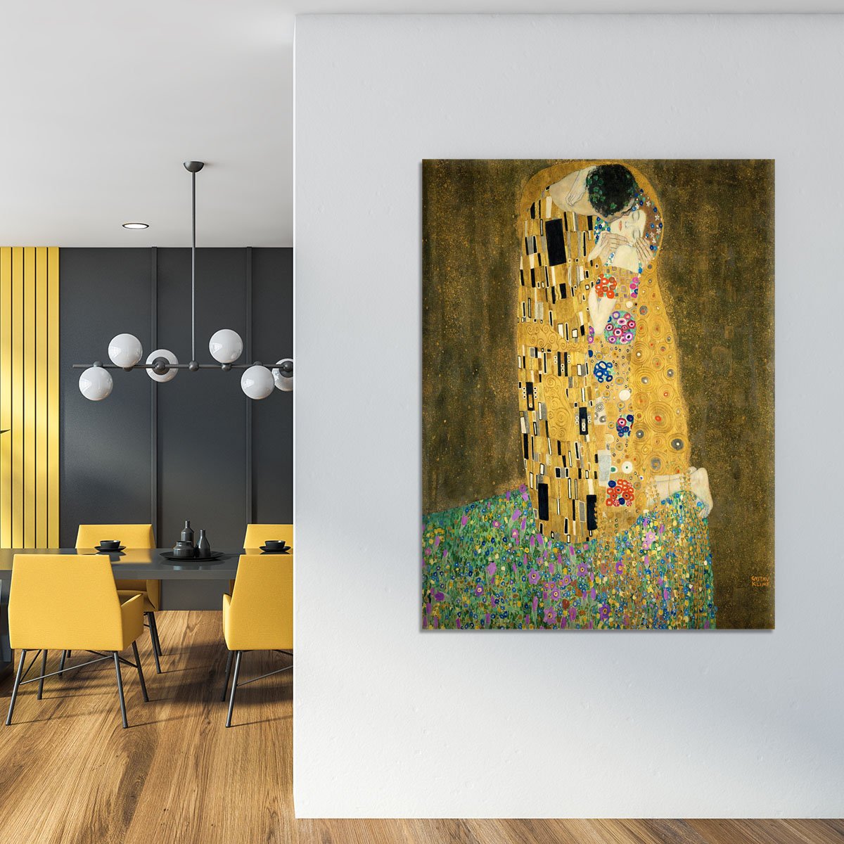 The Kiss by Klimt 2 Canvas Print or Poster