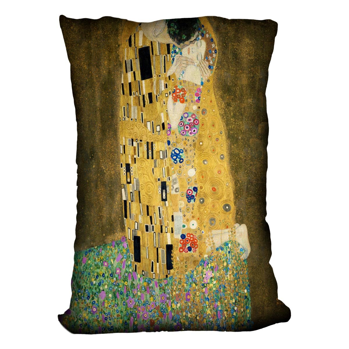 The Kiss by Klimt 2 Throw Pillow