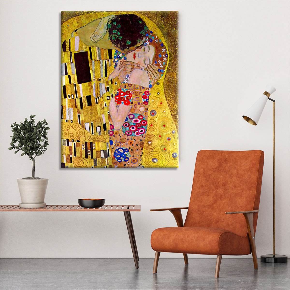 The Kiss by Klimt Canvas Print or Poster
