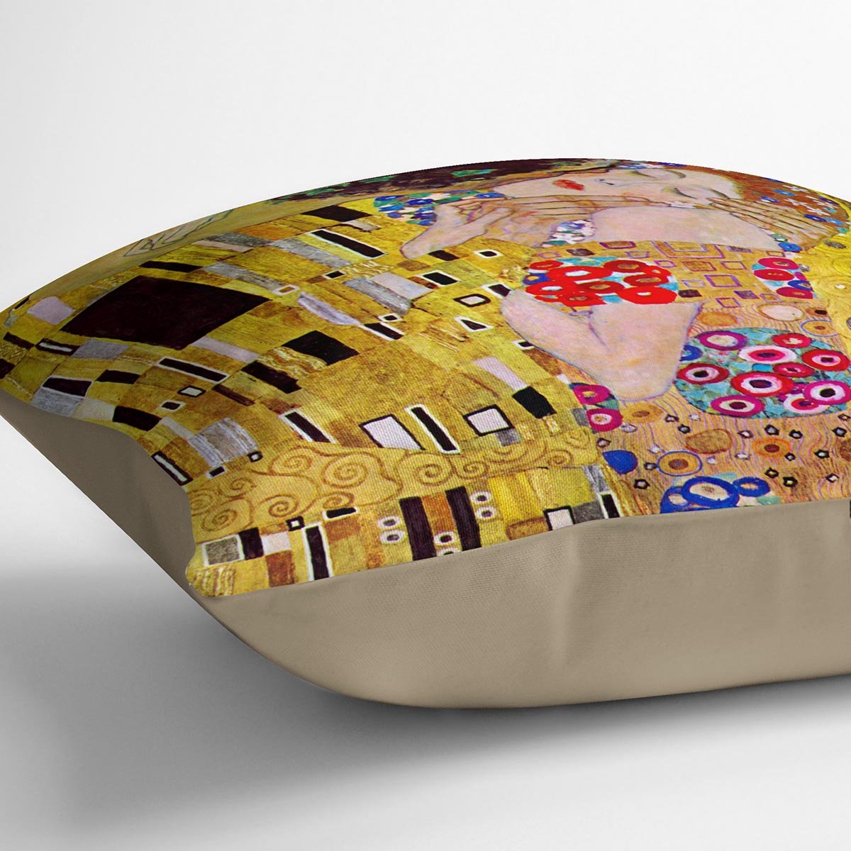The Kiss by Klimt Throw Pillow