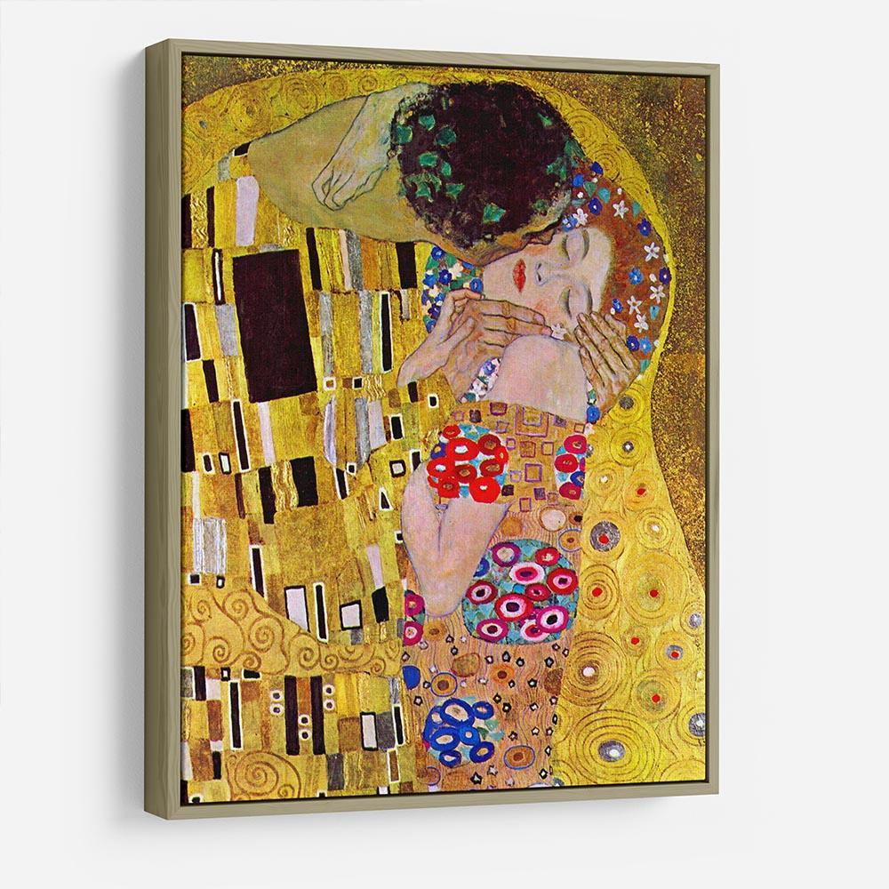 The Kiss by Klimt HD Metal Print