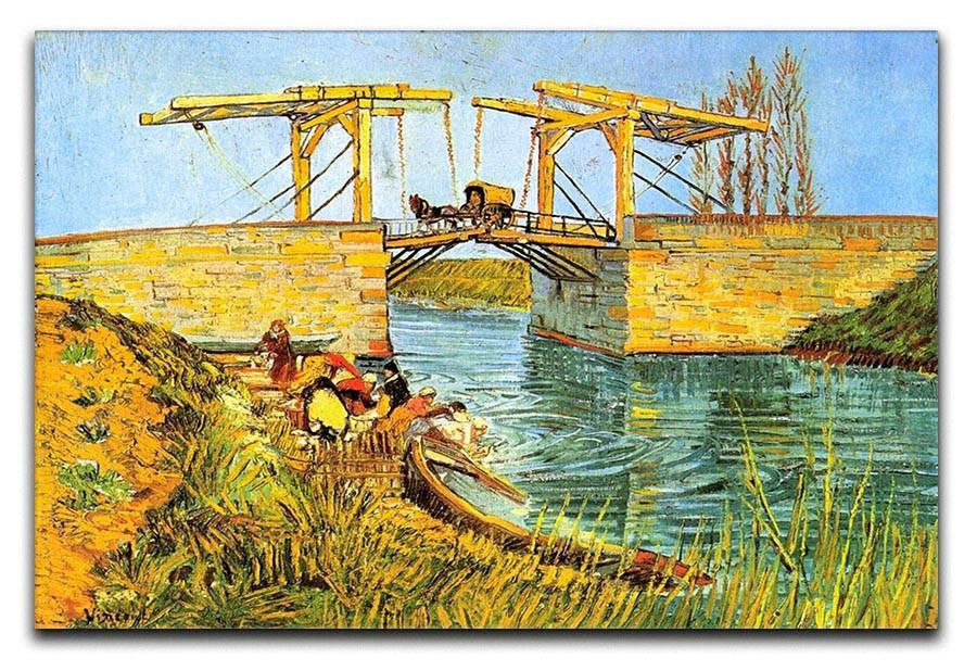 The Langlois Bridge at Arles by Van Gogh Canvas Print & Poster  - Canvas Art Rocks - 1