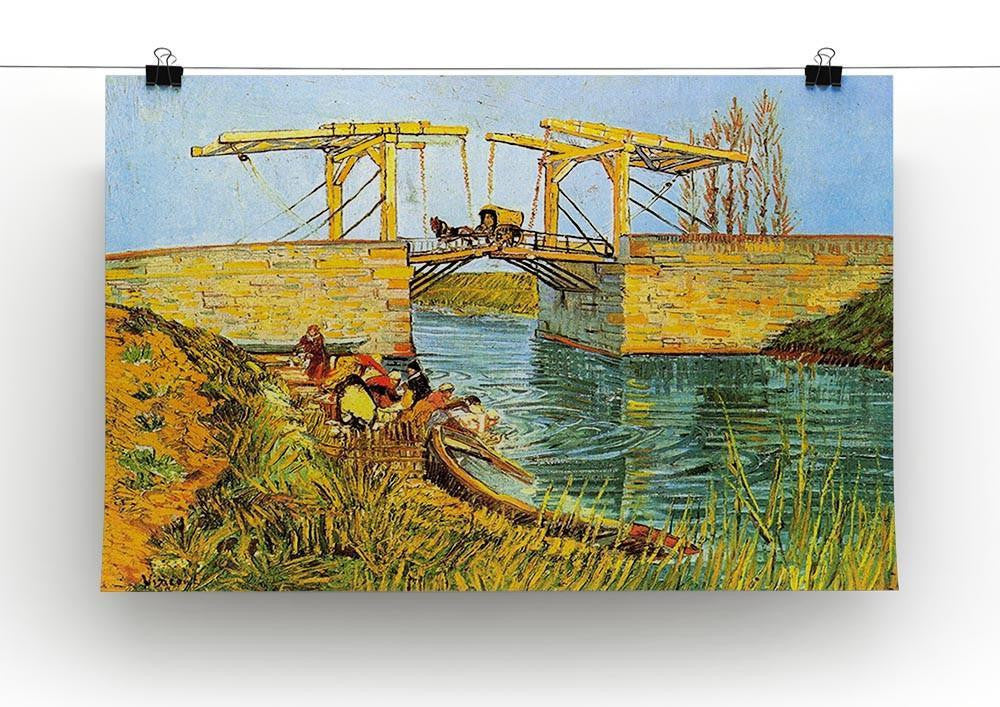 The Langlois Bridge at Arles by Van Gogh Canvas Print & Poster - Canvas Art Rocks - 2