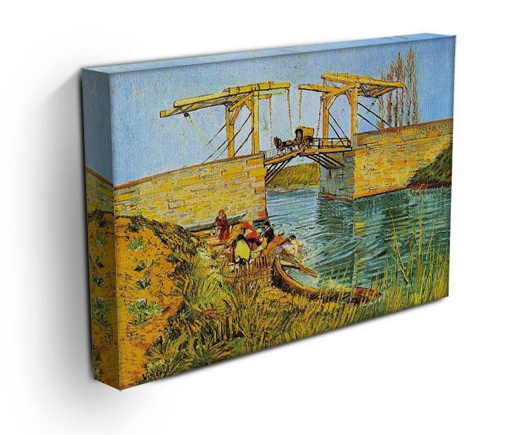The Langlois Bridge at Arles by Van Gogh Canvas Print & Poster - Canvas Art Rocks - 3