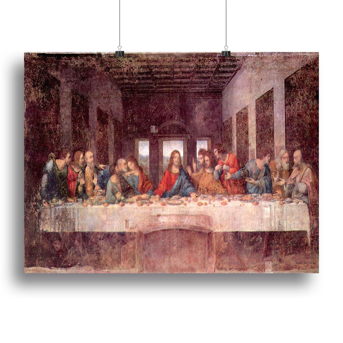The Last Supper by Da Vinci Canvas Print or Poster