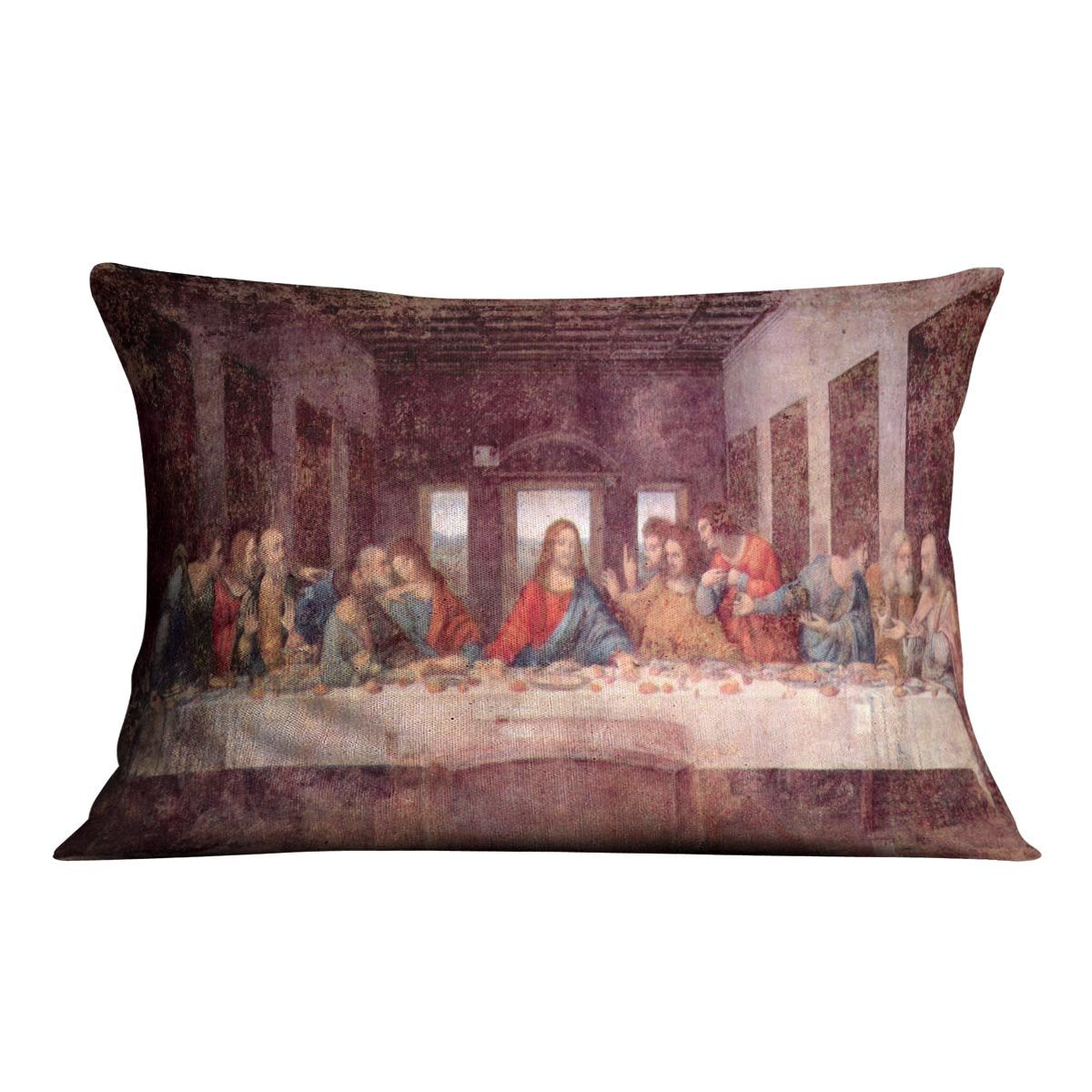 The Last Supper by Da Vinci Throw Pillow