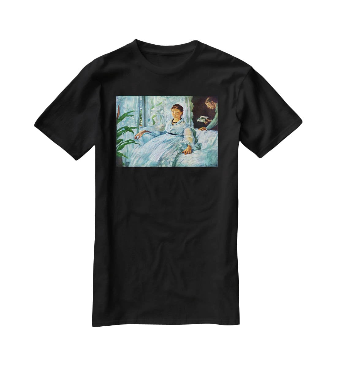 The Lecture by Manet T-Shirt - Canvas Art Rocks - 1