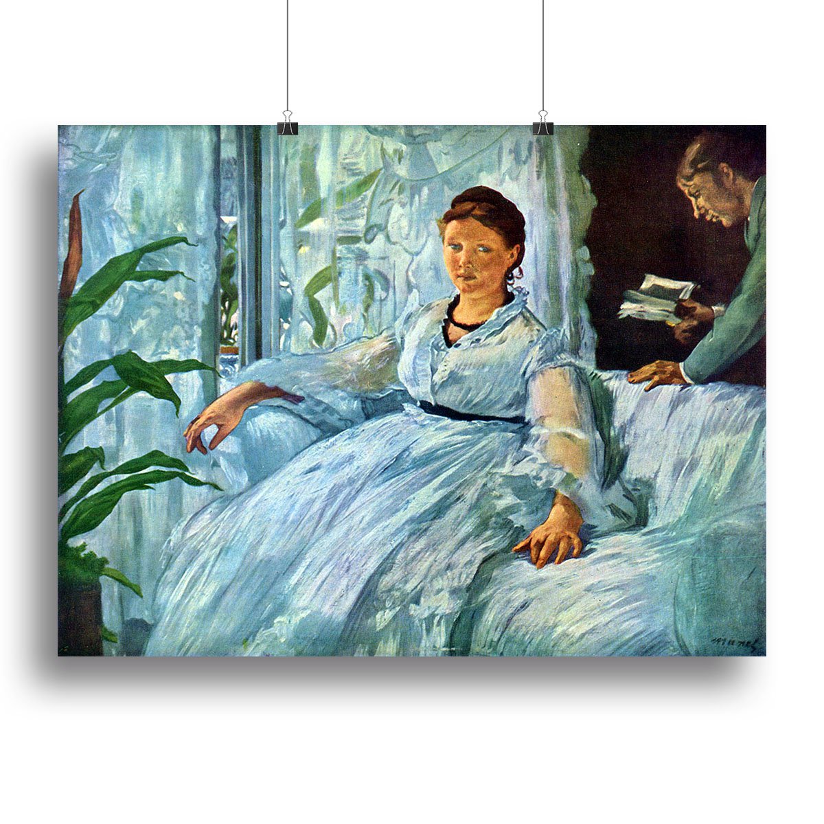 The Lecture by Manet Canvas Print or Poster