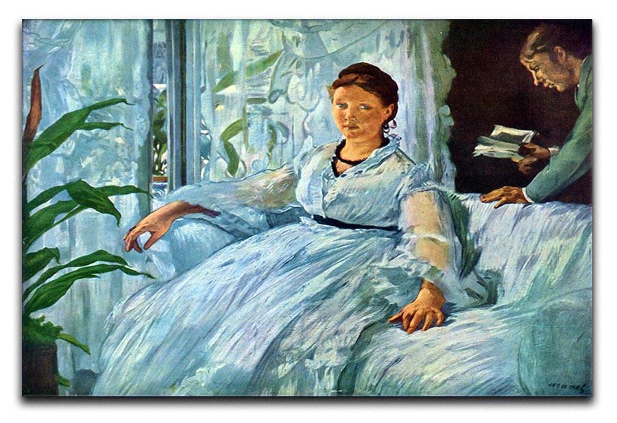 The Lecture by Manet Canvas Print or Poster  - Canvas Art Rocks - 1
