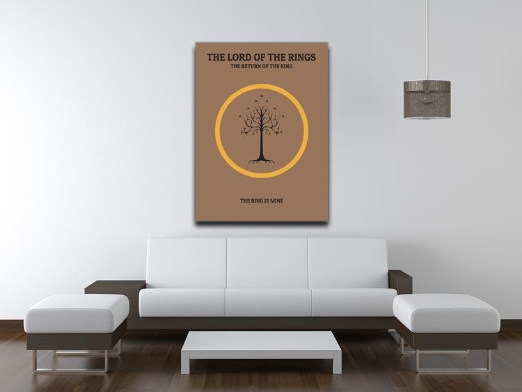 The Lord Of The Rings The Return Of The King Minimal Movie Canvas Print or Poster - Canvas Art Rocks - 4