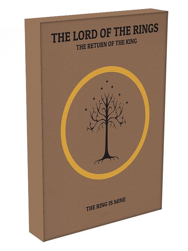 The Lord Of The Rings The Return Of The King Minimal Movie Canvas Print or Poster - Canvas Art Rocks - 3