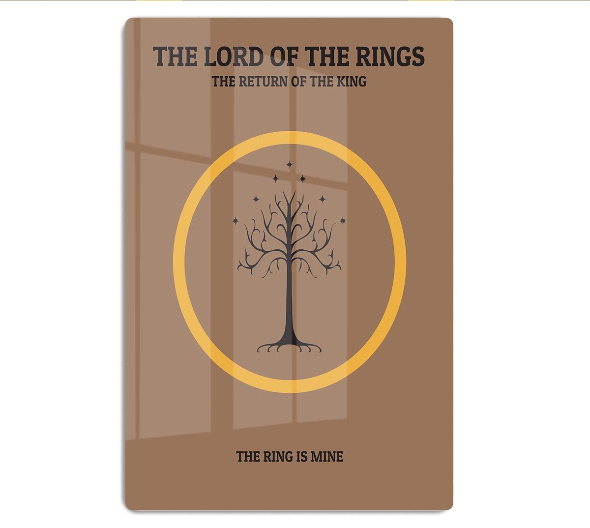 The Lord Of The Rings The Return Of The King Minimal Movie HD Metal Print