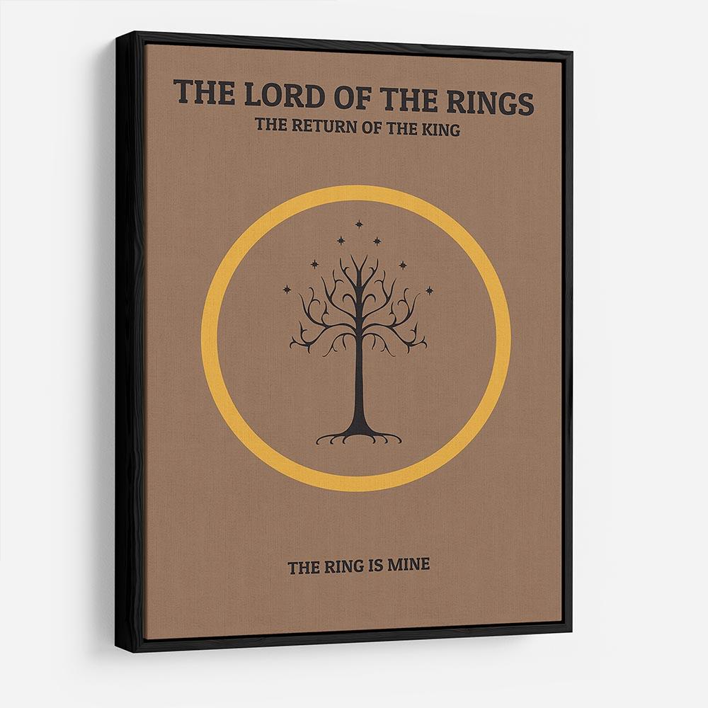 The Lord Of The Rings The Return Of The King Minimal Movie HD Metal Print