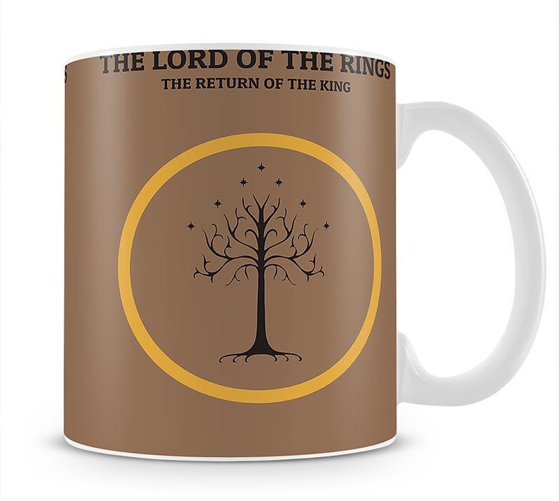 The Lord Of The Rings The Return Of The King Minimal Movie Mug - Canvas Art Rocks - 1