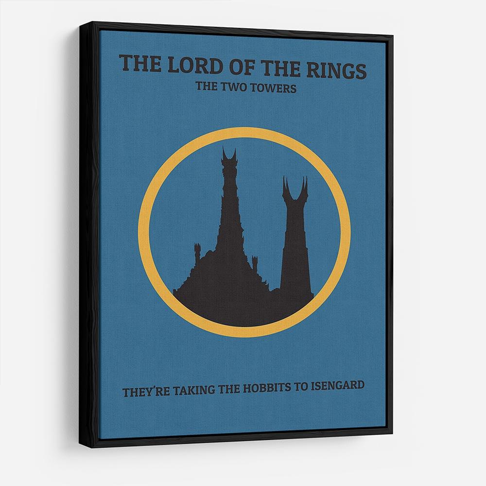 The Lord Of The Rings The Two Towers Minimal Movie HD Metal Print