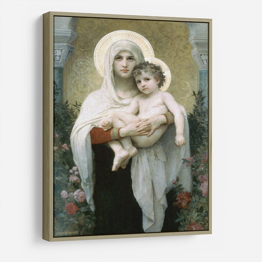 The Madonna of the Roses By Bouguereau HD Metal Print