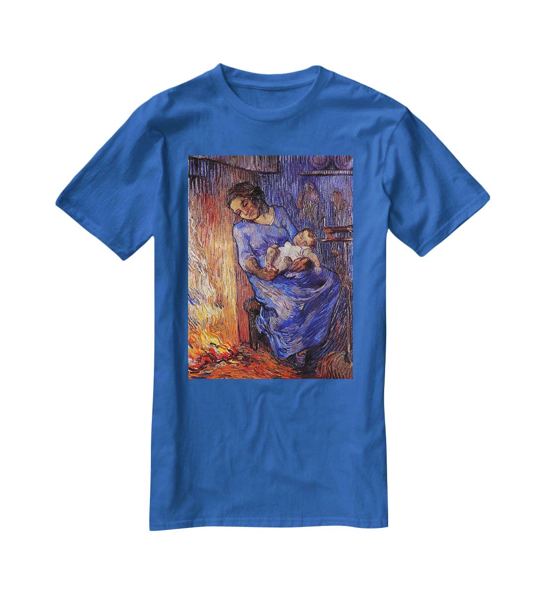 The Man is at Sea after Demont-Breton by Van Gogh T-Shirt - Canvas Art Rocks - 2