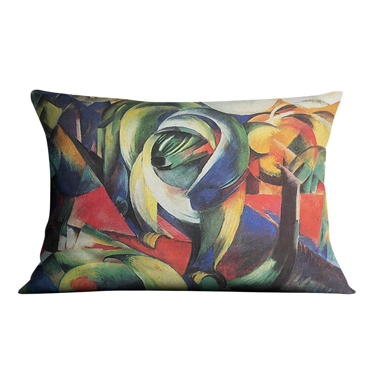 The Mandrill by Franz Marc Throw Pillow