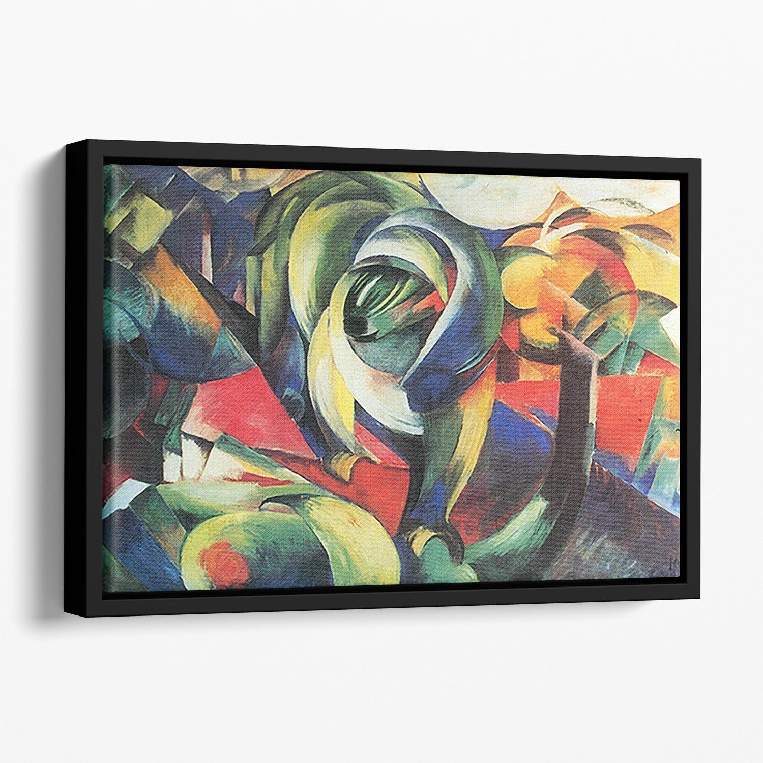The Mandrill by Franz Marc Floating Framed Canvas