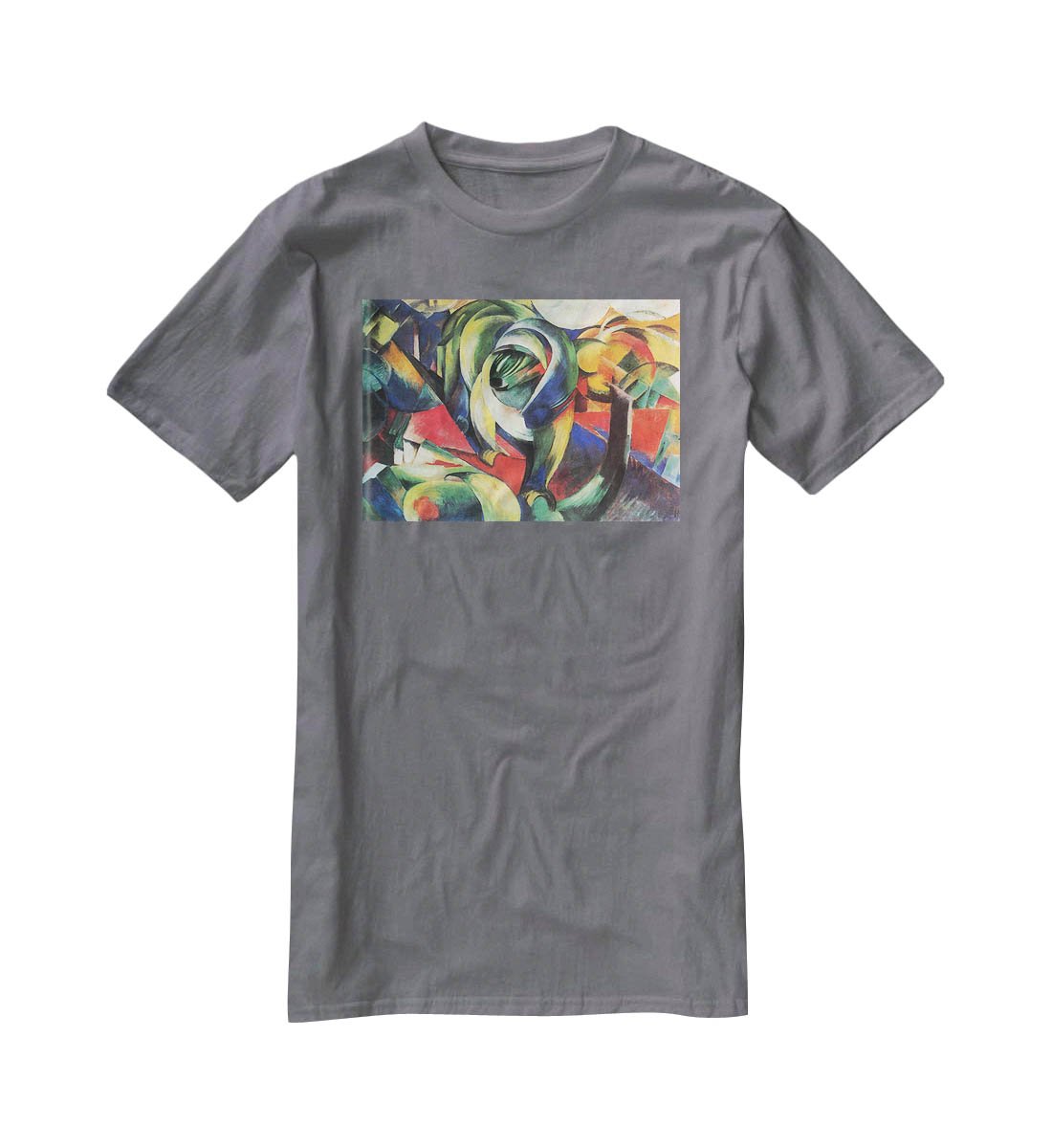 The Mandrill by Franz Marc T-Shirt - Canvas Art Rocks - 3