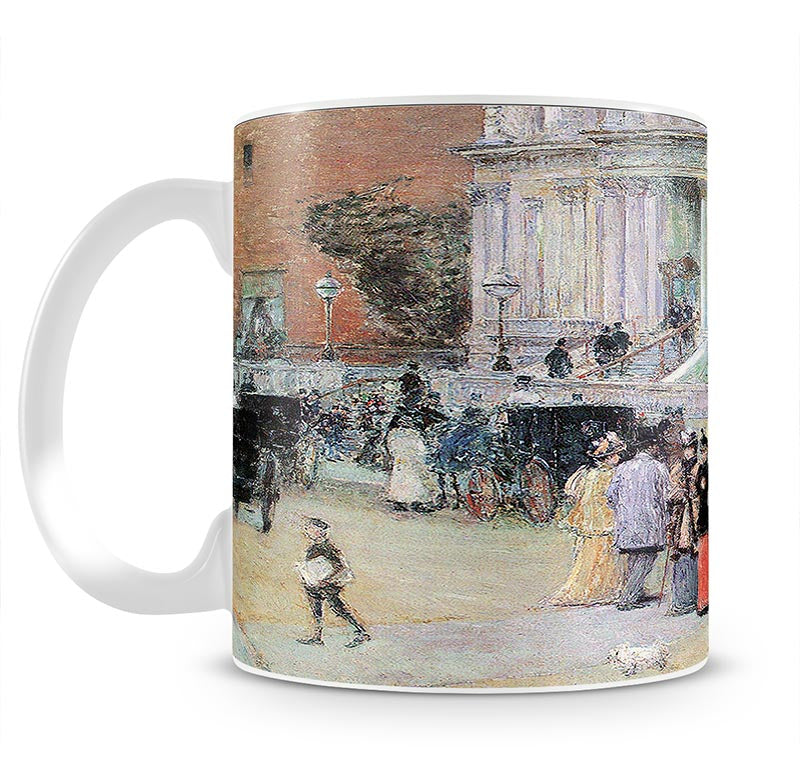 The Manhattan Club The Villa of the Stewarts by Hassam Mug - Canvas Art Rocks - 1