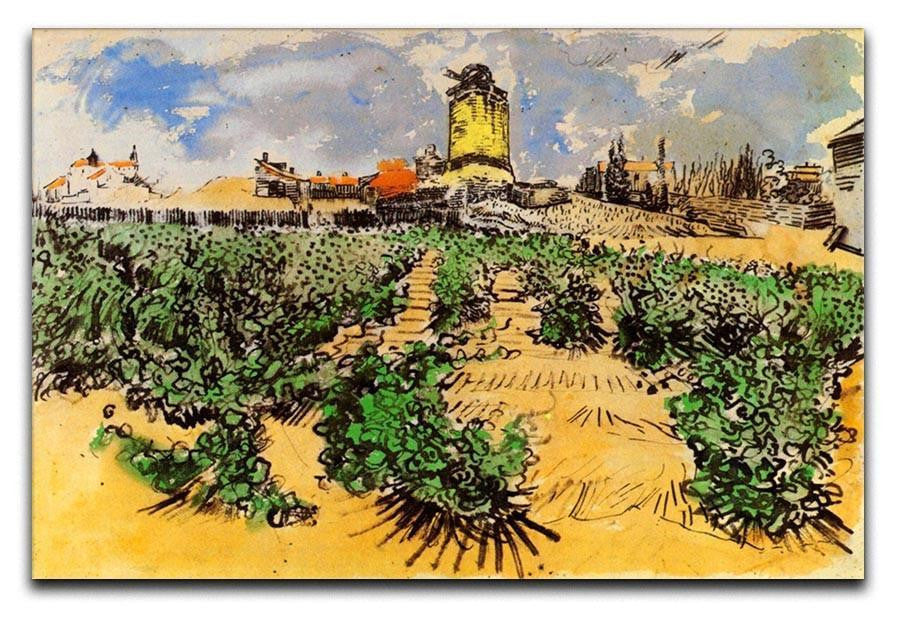 The Mill of Alphonse Daudet at Fontevielle by Van Gogh Canvas Print & Poster  - Canvas Art Rocks - 1