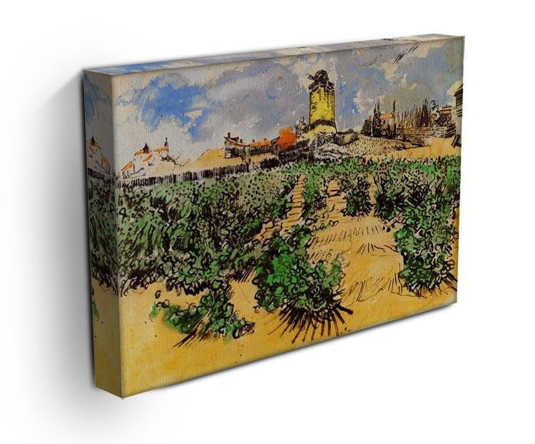 The Mill of Alphonse Daudet at Fontevielle by Van Gogh Canvas Print & Poster - Canvas Art Rocks - 3