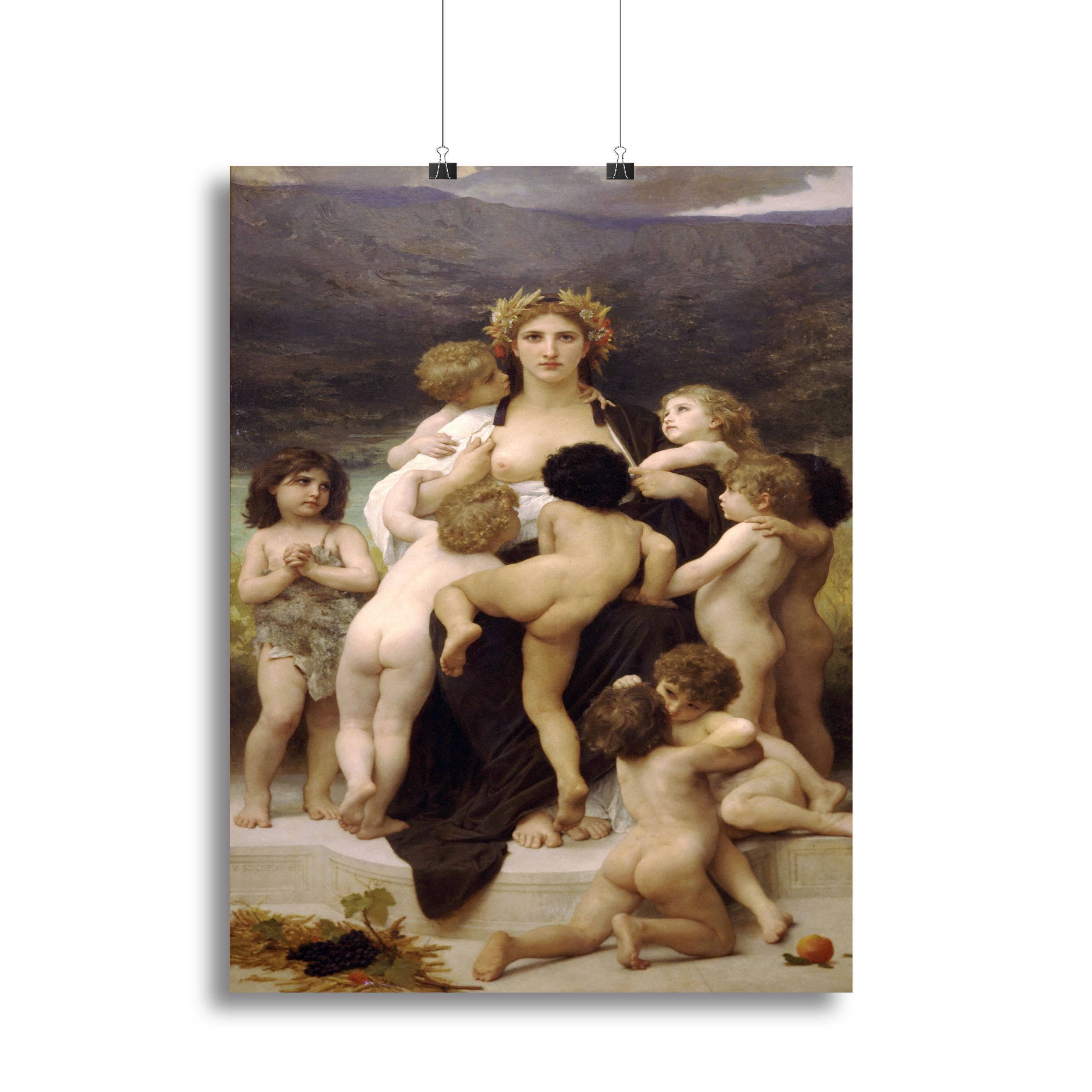 The Motherland By Bouguereau Canvas Print or Poster