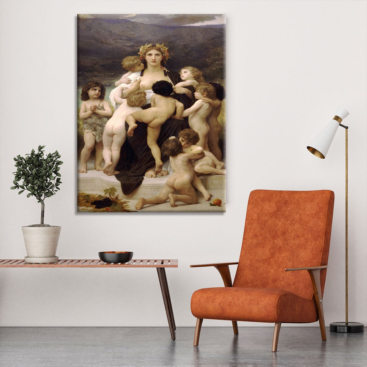 The Motherland By Bouguereau Canvas Print or Poster