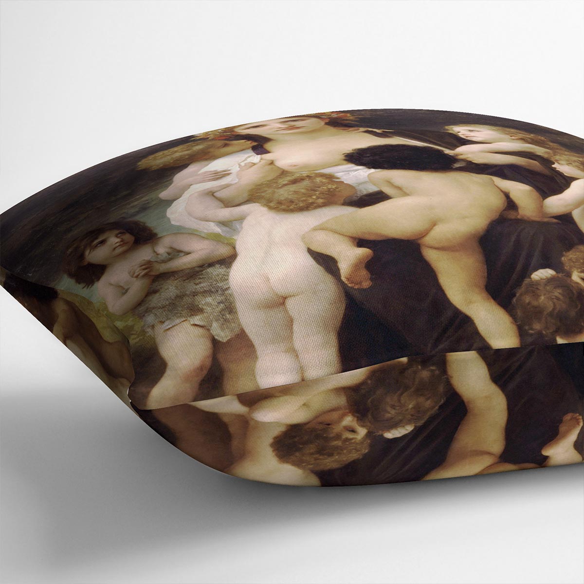The Motherland By Bouguereau Cushion