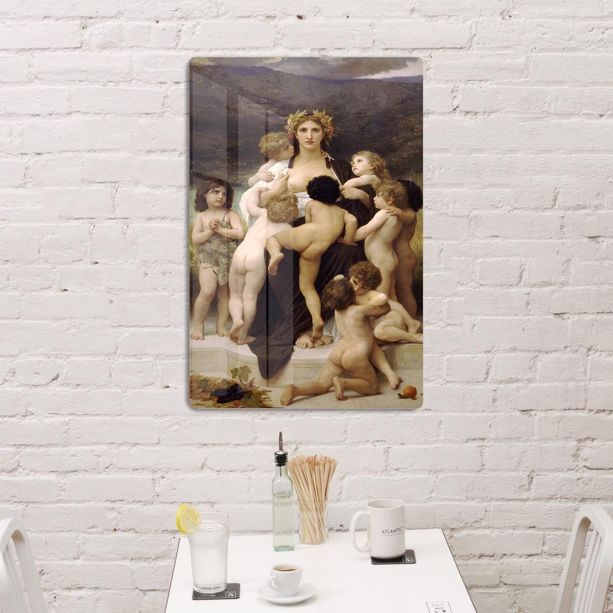 The Motherland By Bouguereau HD Metal Print