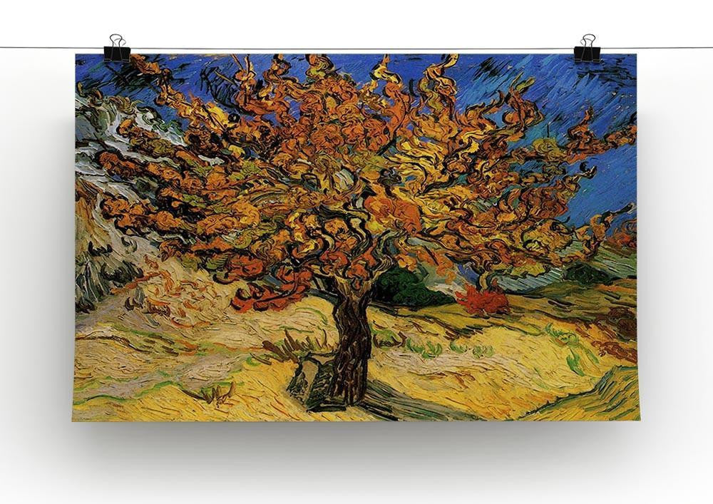 The Mulberry Tree by Van Gogh Canvas Print & Poster - Canvas Art Rocks - 2
