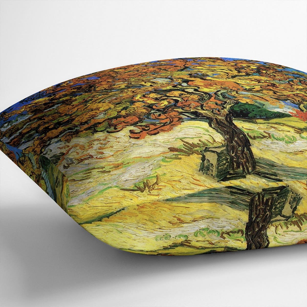 The Mulberry Tree by Van Gogh Throw Pillow