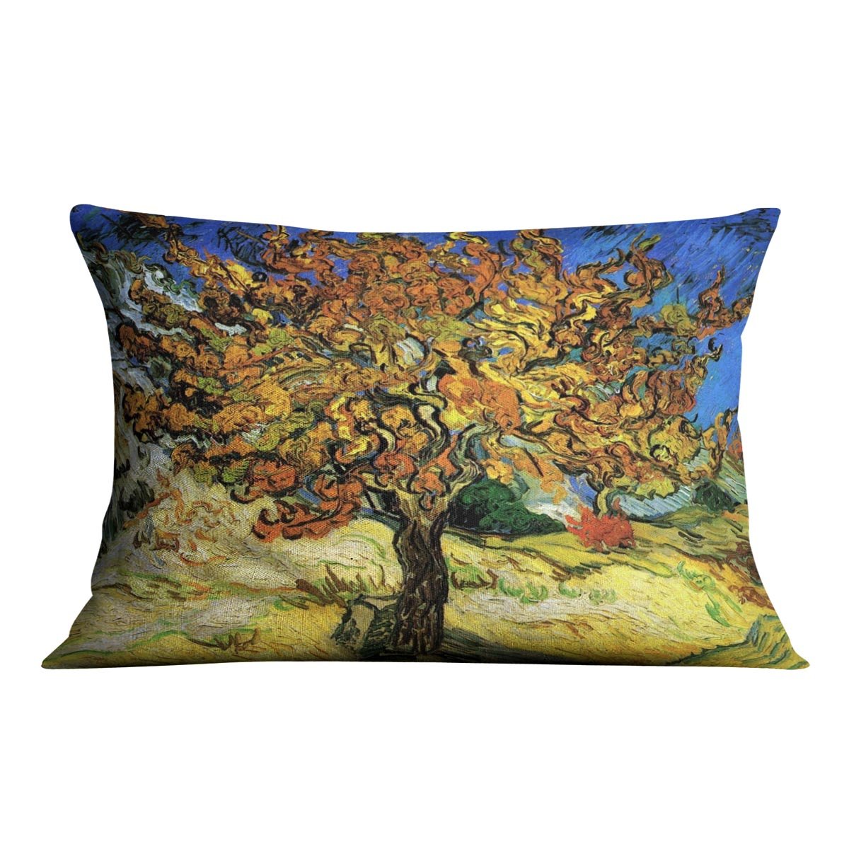 The Mulberry Tree by Van Gogh Throw Pillow