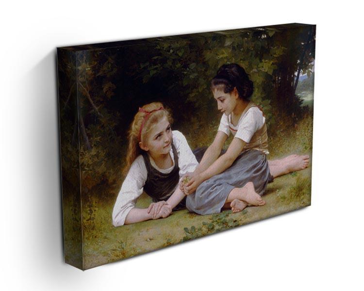 The Nut Gatherers By Bouguereau Canvas Print or Poster - Canvas Art Rocks - 3