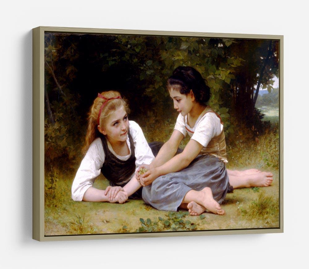 The Nut Gatherers By Bouguereau HD Metal Print
