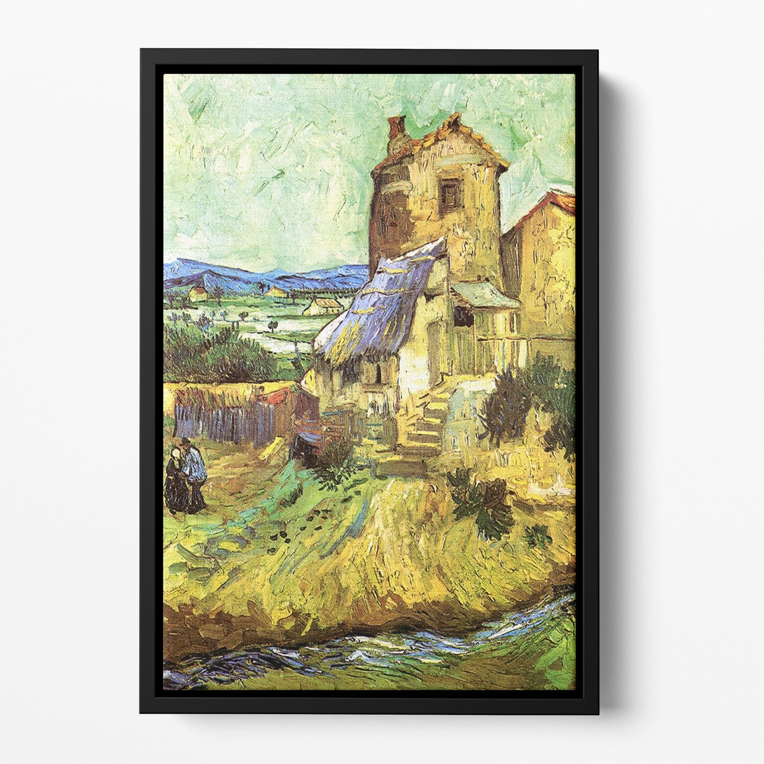 The Old Mill by Van Gogh Floating Framed Canvas