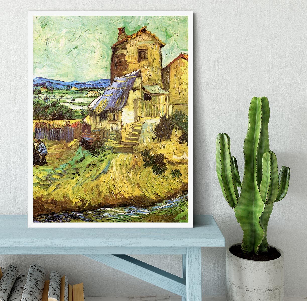 The Old Mill by Van Gogh Framed Print - Canvas Art Rocks -6
