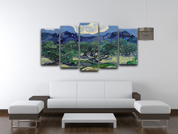 The Olive trees 5 Split Panel Canvas - Canvas Art Rocks - 3