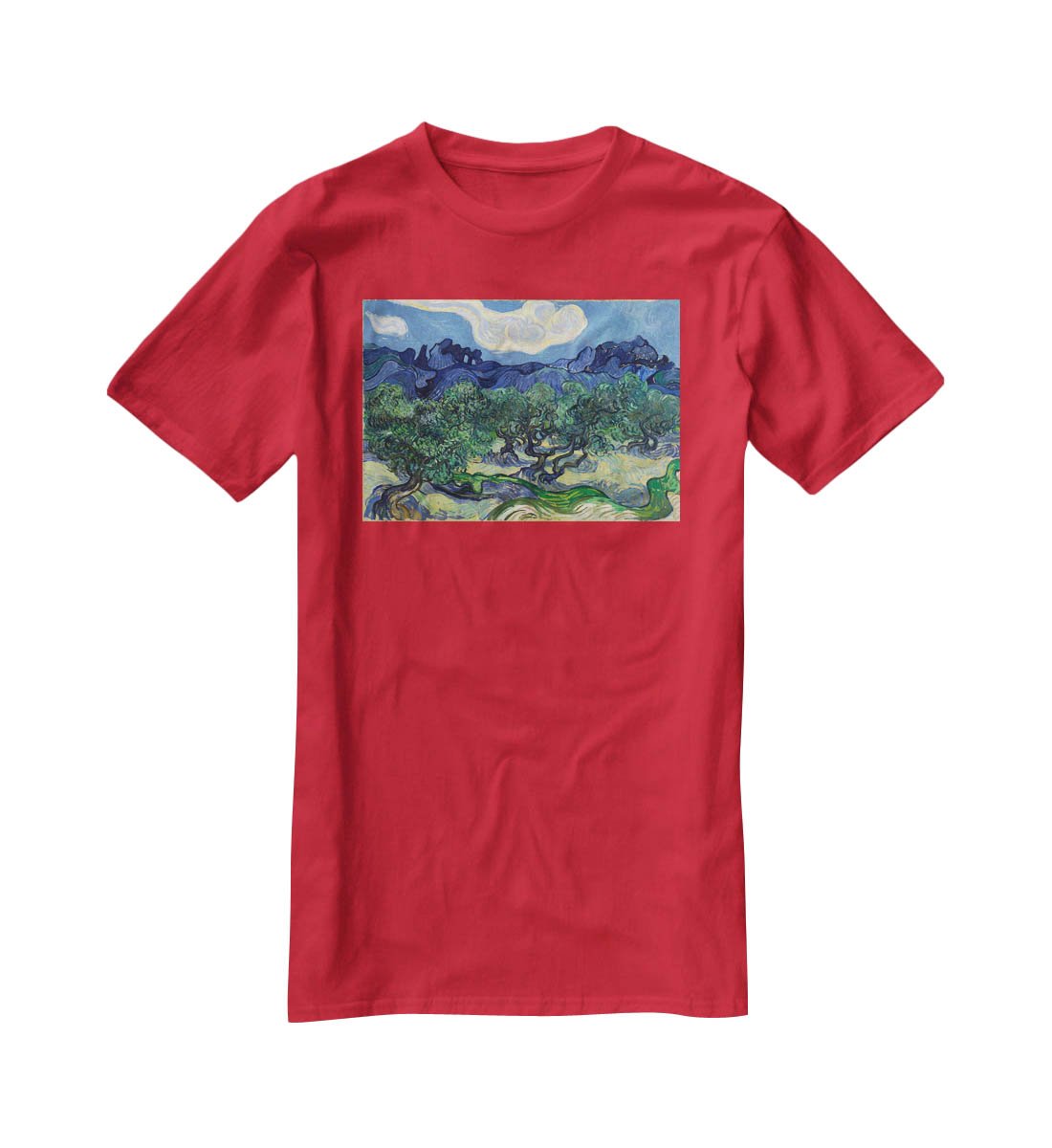 The Olive trees T-Shirt - Canvas Art Rocks - 4
