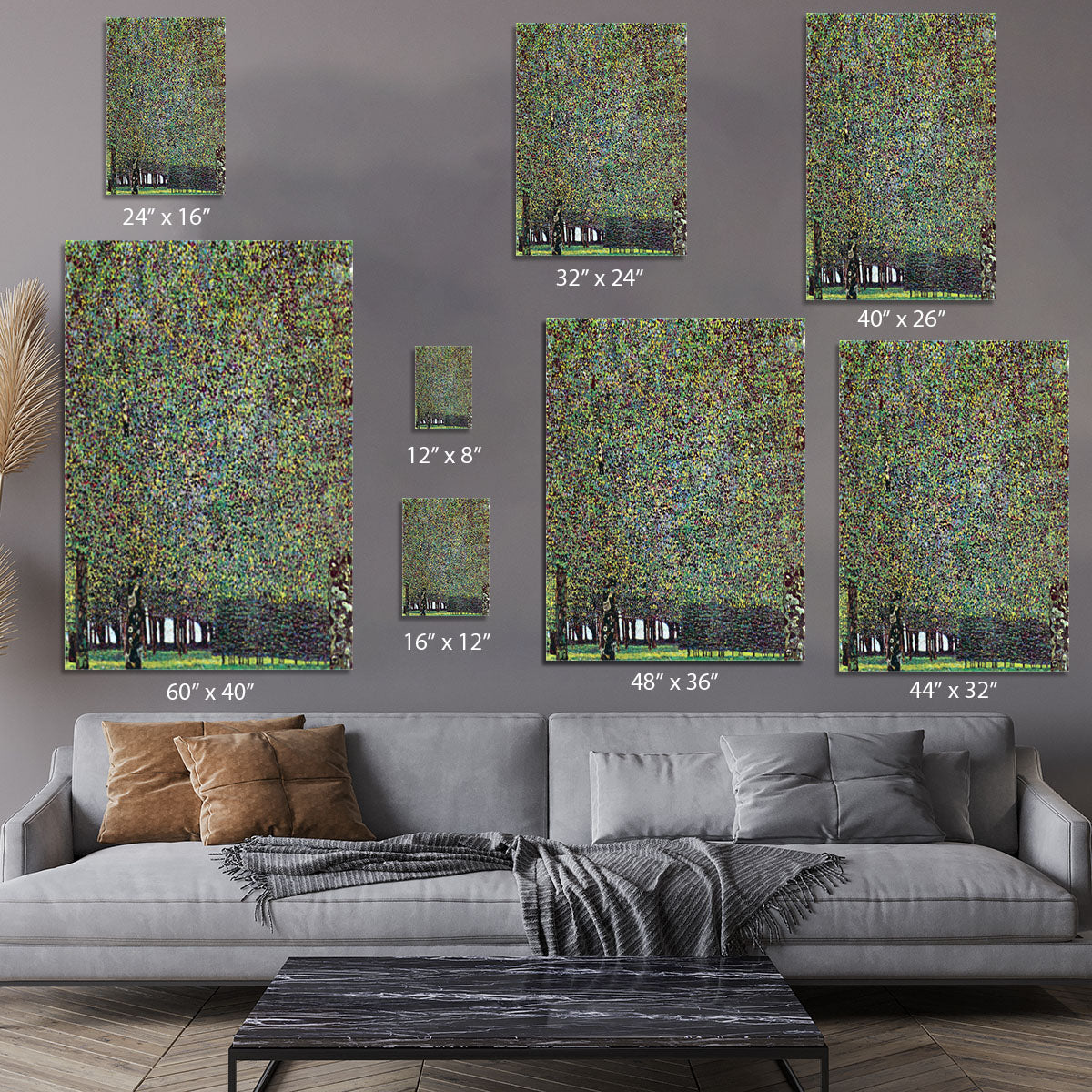 The Park by Klimt Canvas Print or Poster - Canvas Art Rocks - 7