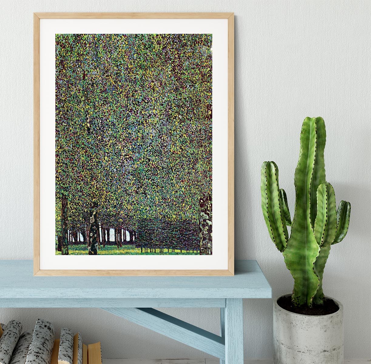 The Park by Klimt Framed Print - Canvas Art Rocks - 3