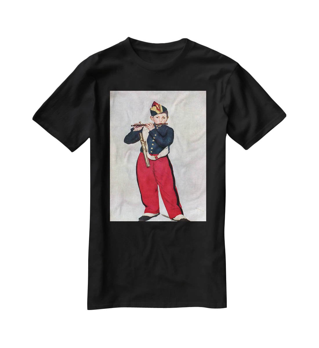 The Piper by Manet T-Shirt - Canvas Art Rocks - 1