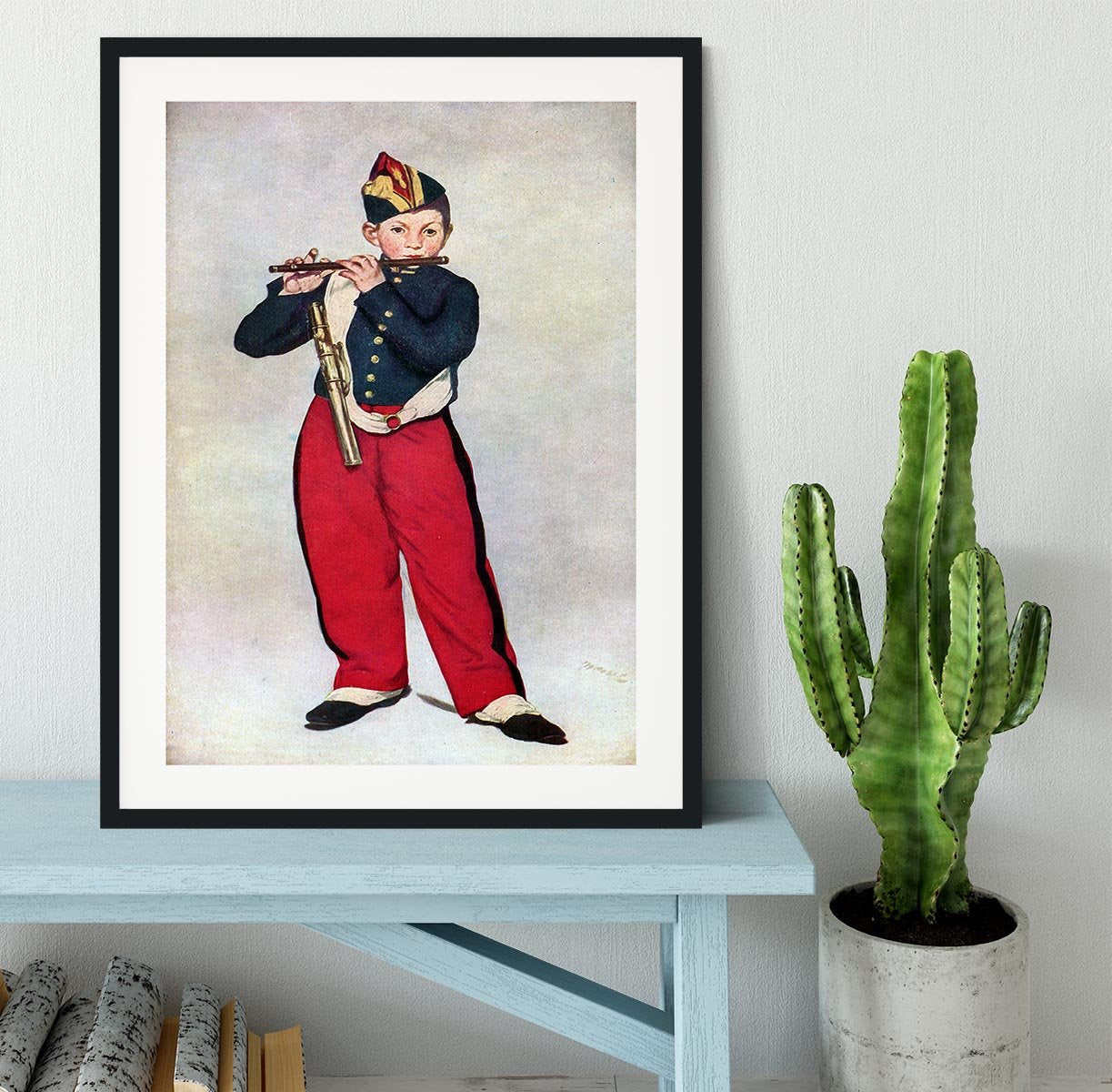 The Piper by Manet Framed Print - Canvas Art Rocks - 1