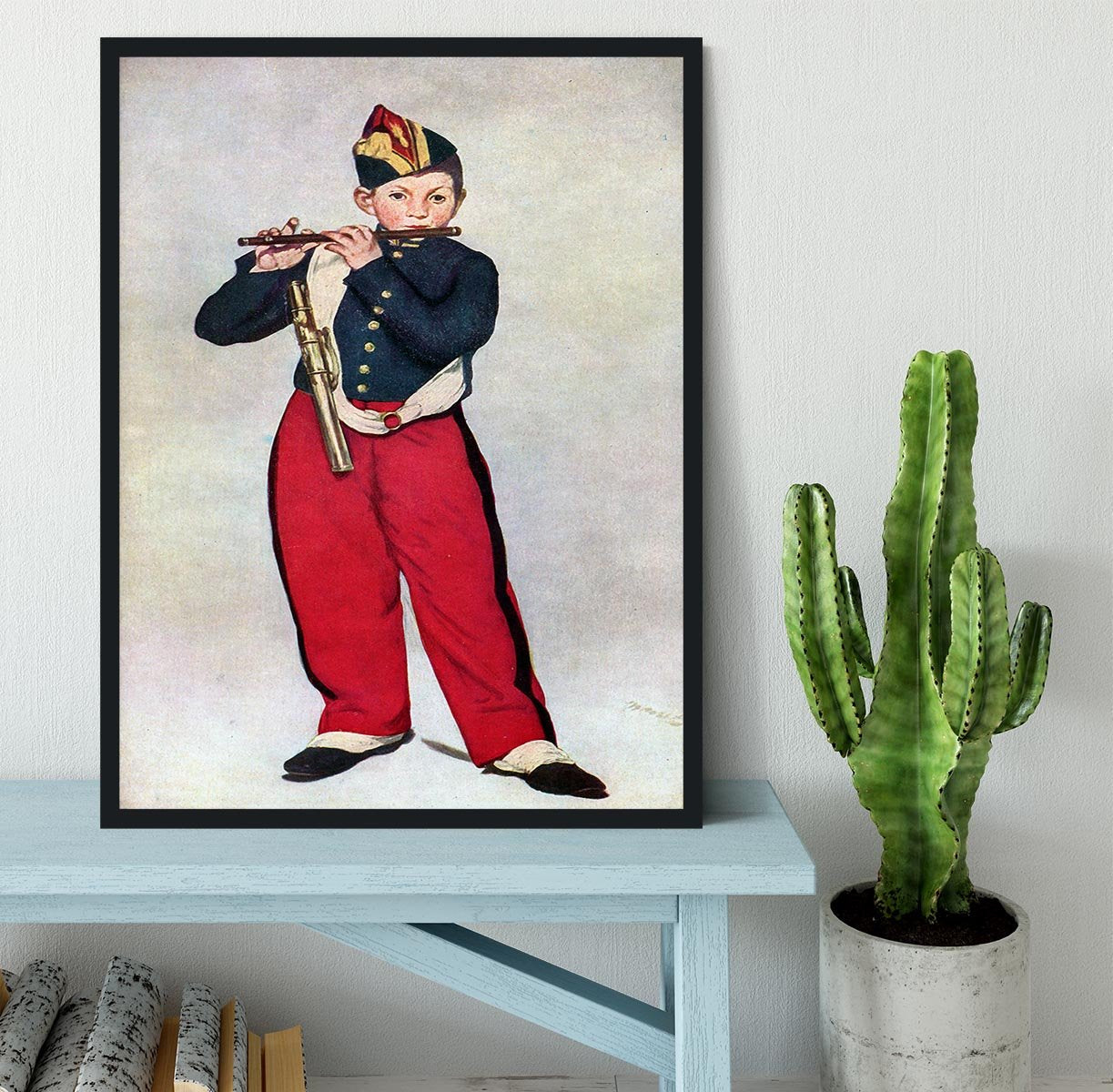 The Piper by Manet Framed Print - Canvas Art Rocks - 2