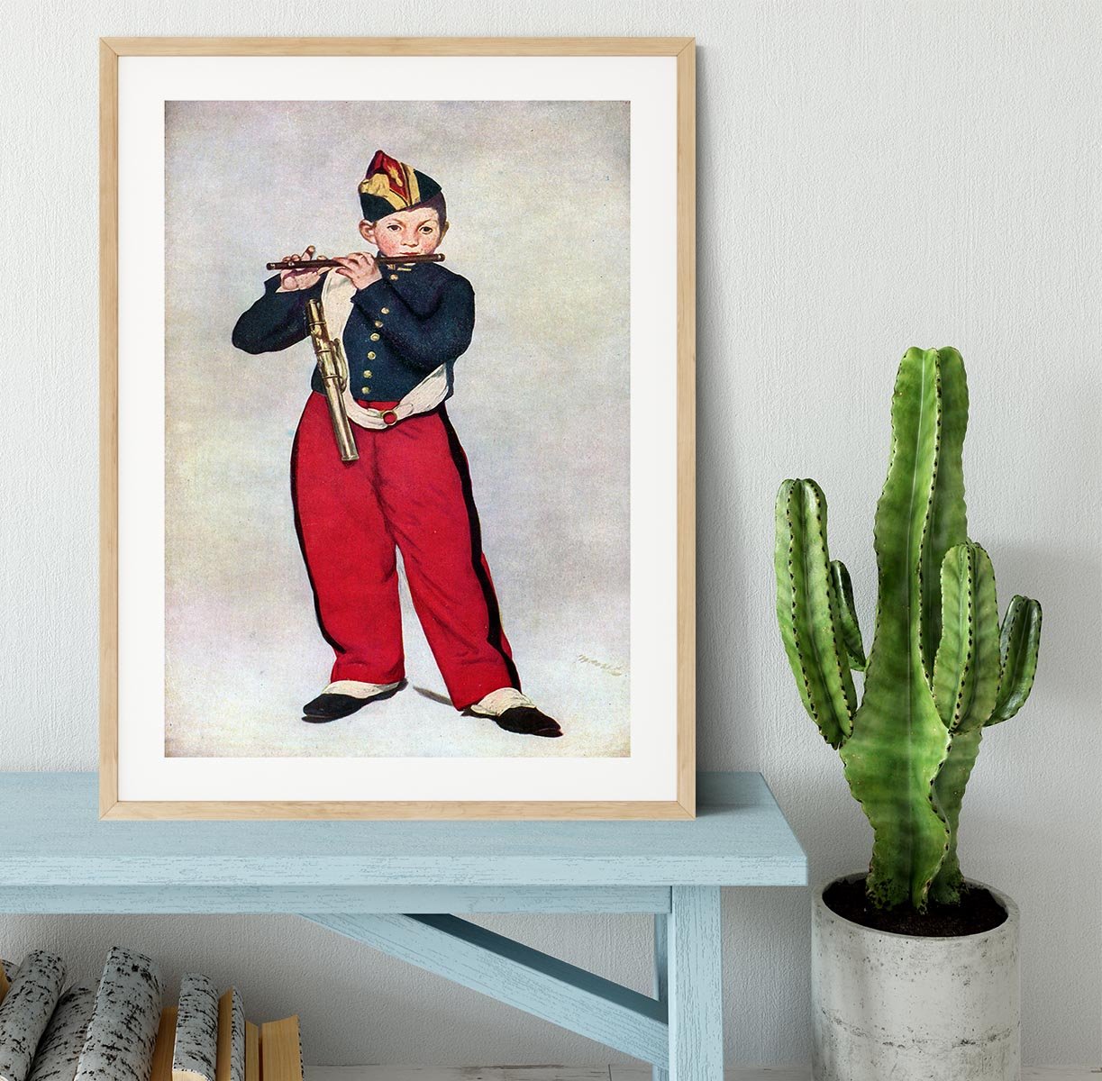 The Piper by Manet Framed Print - Canvas Art Rocks - 3