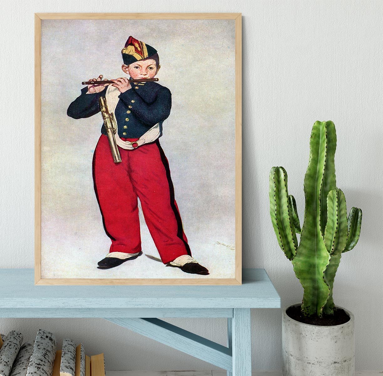 The Piper by Manet Framed Print - Canvas Art Rocks - 4