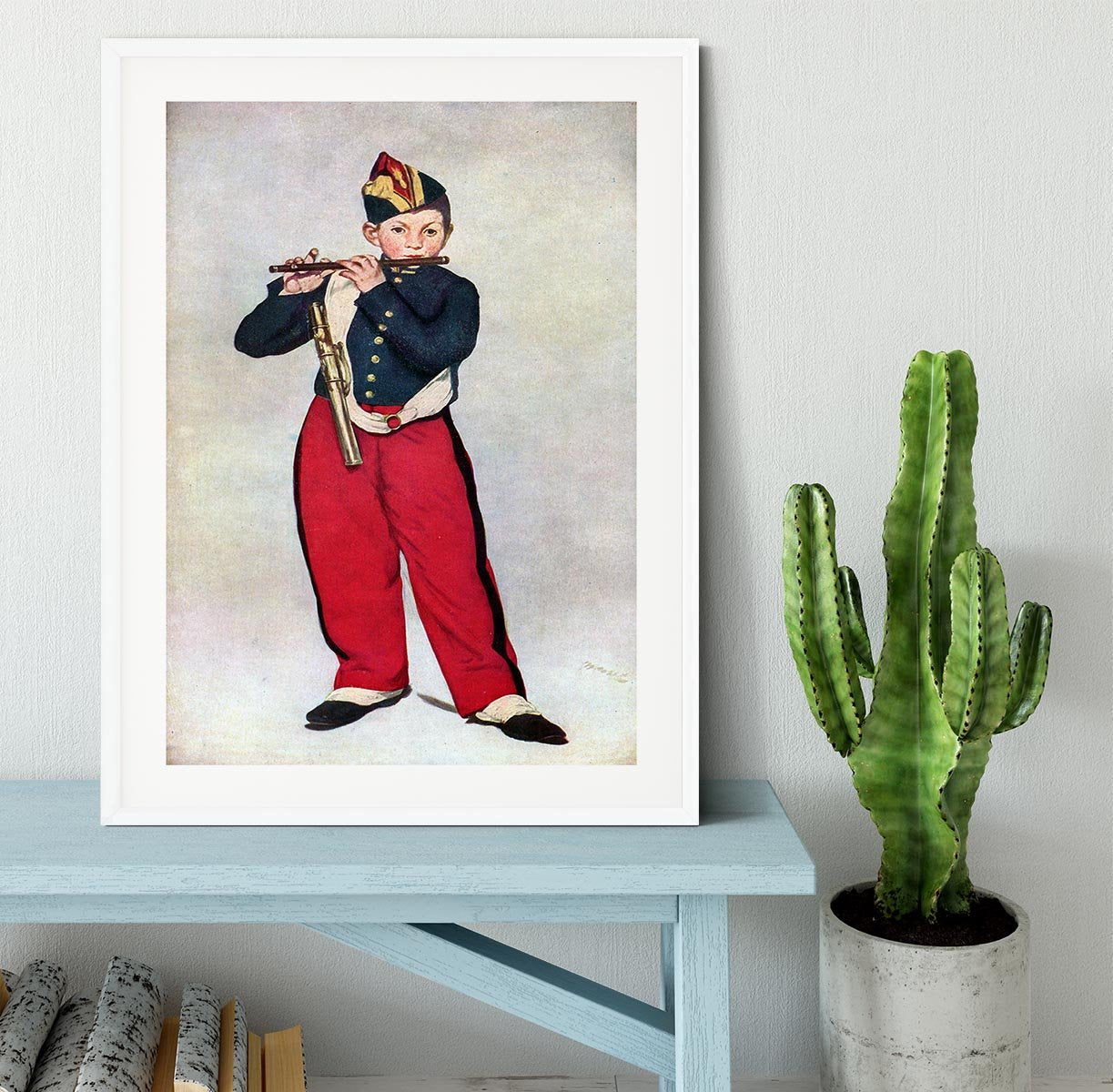 The Piper by Manet Framed Print - Canvas Art Rocks - 5