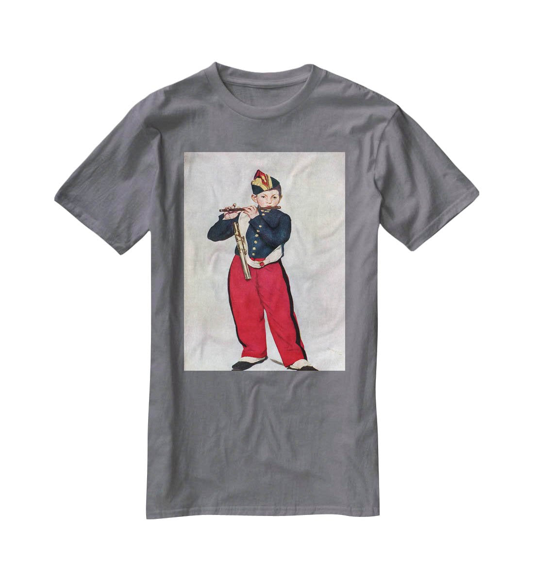 The Piper by Manet T-Shirt - Canvas Art Rocks - 3